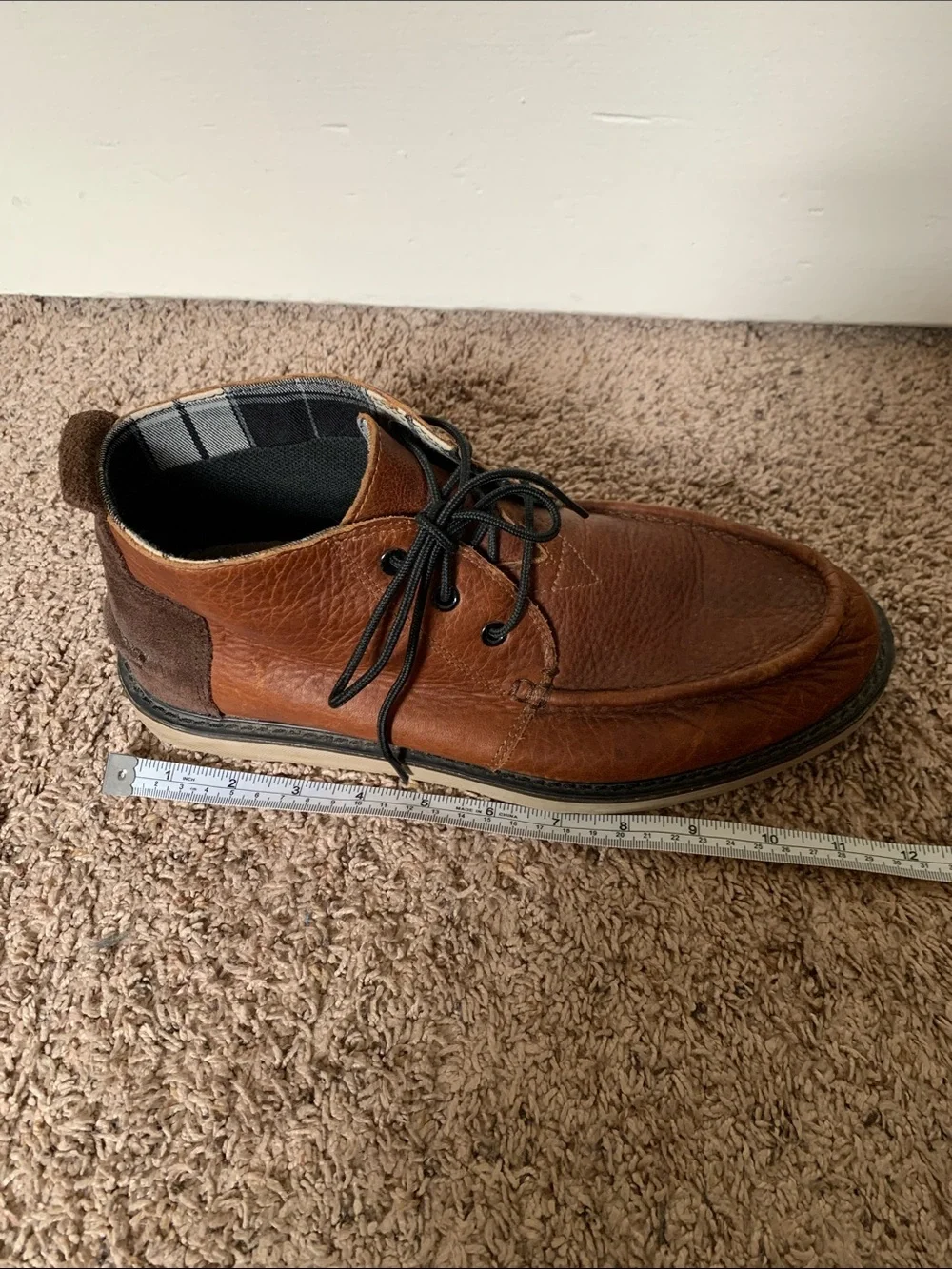 Toms Brown Leather Chukka Boots Men’s Size 10